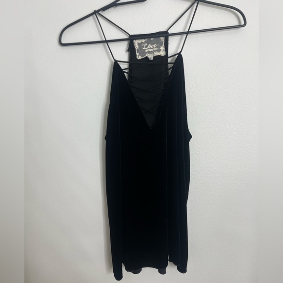 Johnny Was Love Black Velvet and Silk Top - Picture 2 of 9